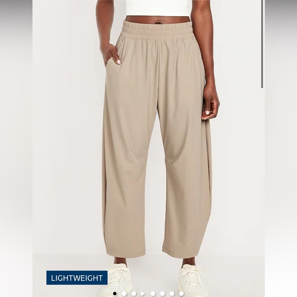 Free People Tan Barrel Sweat Pants - Picture 2 of 4